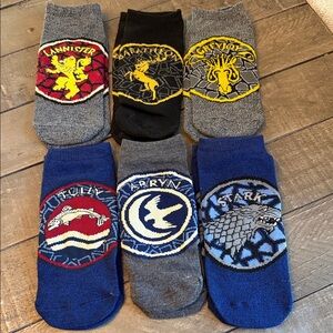 Game of Thrones Women’s Crew Socks from Target Size 4-10